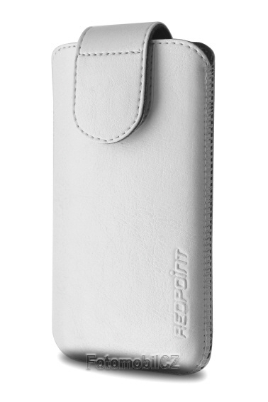 Pouzdro Redpoint Sarif se zavíráním M, bílé pro IPhone 4, 4S