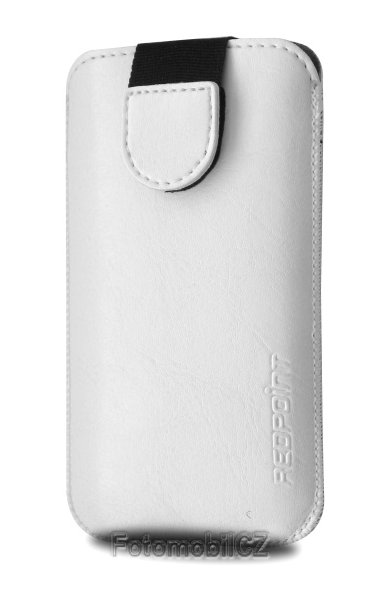 Pouzdro Redpoint Soft Slim se zavíráním, PU kůže, velikost 5XL, bílé