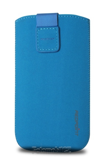 Univerzální pouzdro Redpoint Velvet, mikroplyš, modré, velikost 3XL