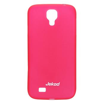 Pouzdro JEKOD PP ultratenký 0,3 mm kryt Red pro Samsung i9505 Galaxy S4 + fólie