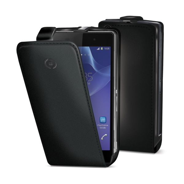 Pouzdro typu flap CELLY FACE pro Sony Xperia Z2 černé