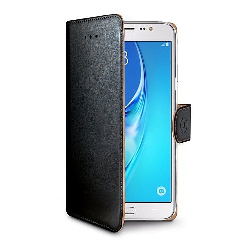 Pouzdro typu kniha CELLY Wally pro Samsung J510F Galaxy J5 2016, černé