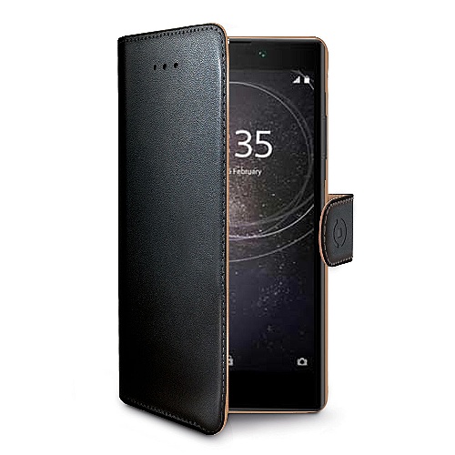 Pouzdro typu kniha CELLY Wally pro Sony Xperia L2, černé