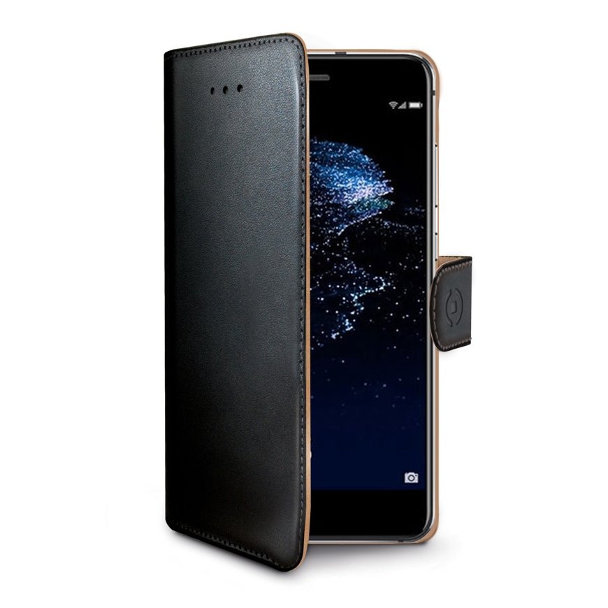 Pouzdro typu kniha CELLY Wally pro Huawei P10 Lite, černé