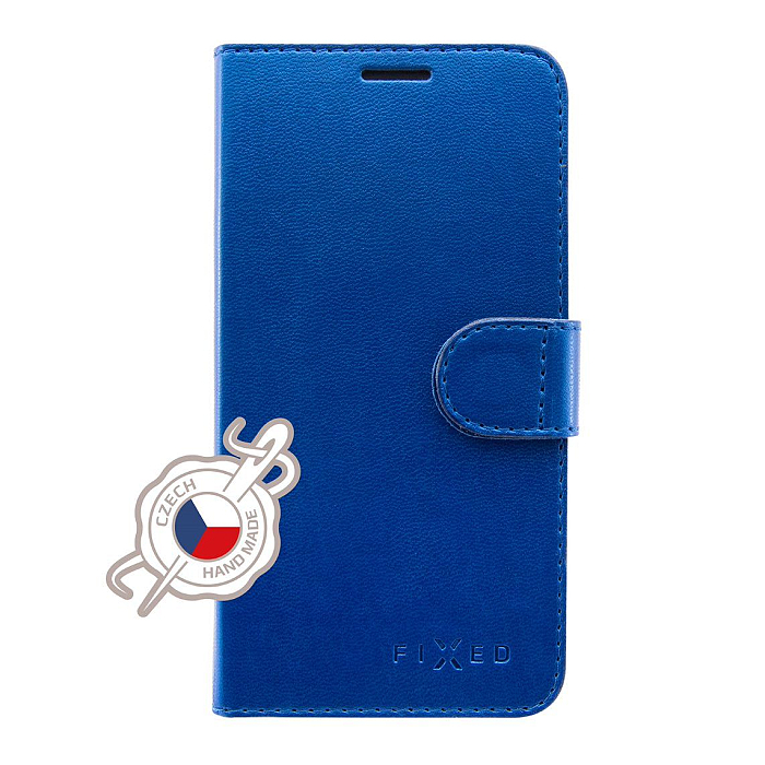 Pouzdro typu kniha FIXED FIT Shine pro Xiaomi Redmi 6, modré