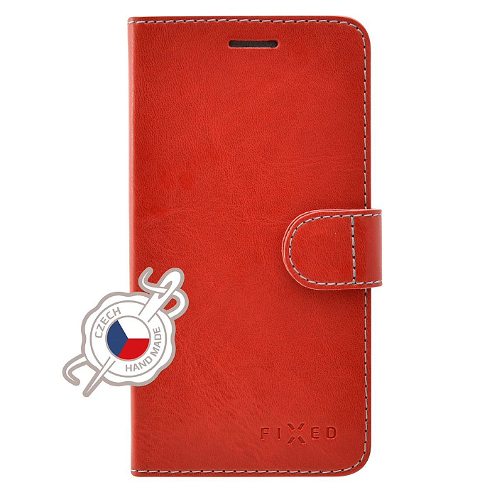Pouzdro typu kniha FIXED FIT pro Xiaomi Redmi 6A, červené