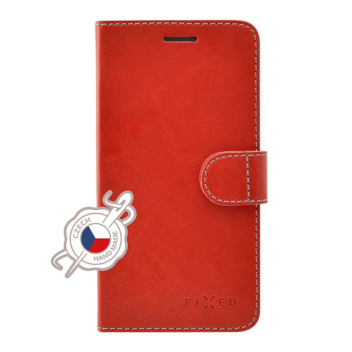 Pouzdro typu kniha FIXED FIT pro Xiaomi Redmi Note 5, červené