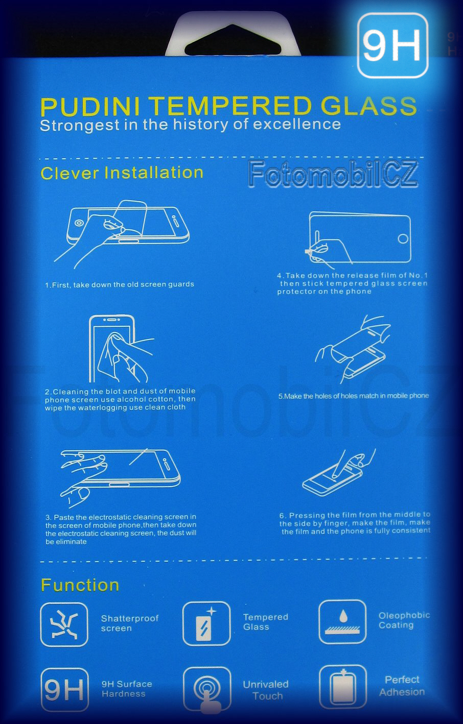 Pudini Tvrzené Sklo 0.3mm pro Huawei Y6 Pro 2017 (EU Blister)