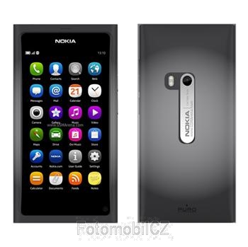 Puro NOKIA N9 silikonové pouzdro BLACK