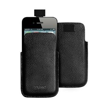 Puro kožené pouzdro pro Apple iPhone 4/4S, černá