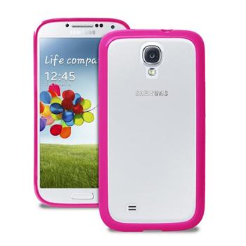 Puro kryt Pink pro Samsung i9505 Galaxy S4, růžová + fólie na displej