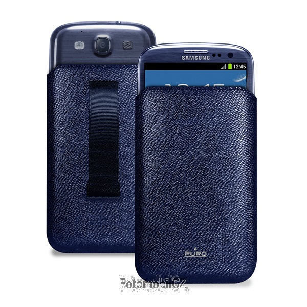 Puro pouzdro SLIM ESSENTIAL pro Samsung Galaxy S III, modrá
