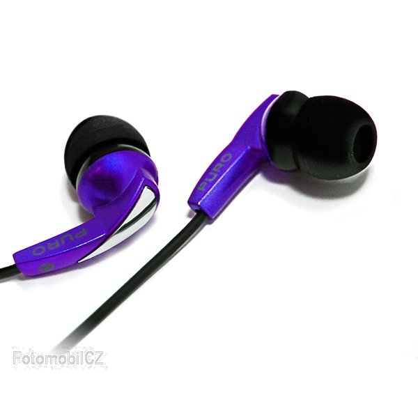 Puro stereo sluchátka IPHF6 (3,5 mm) pro iPod, iPad, MP3, fialová