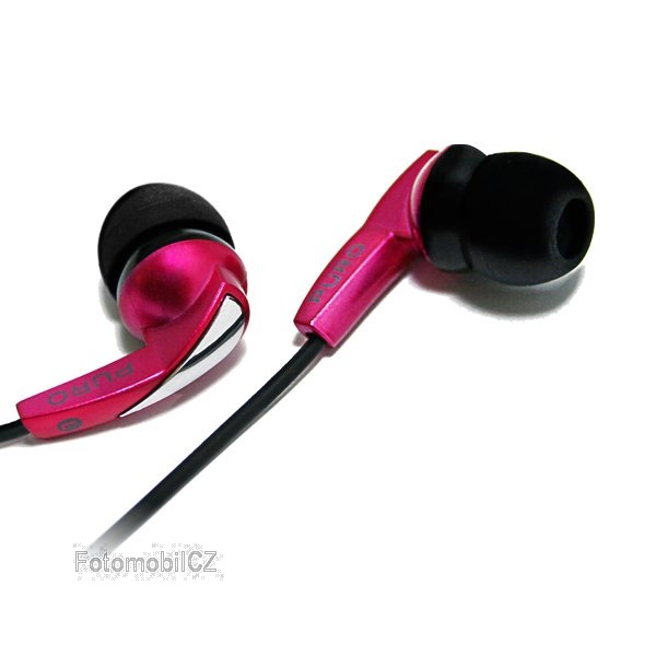 Puro stereo sluchátka IPHF6 (3,5 mm) pro iPod, iPad, MP3, fialová