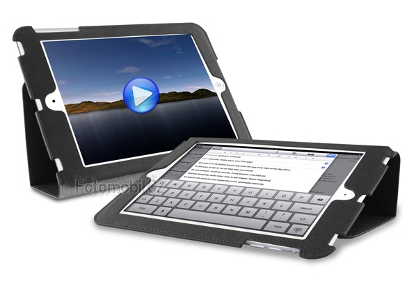 Puro stojánkové pouzdro Folio pro iPAD MINI Retina display, černá