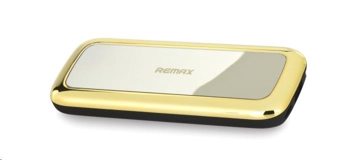 REMAX PowerBank 5500 mAh, Miror line, zlatá barva