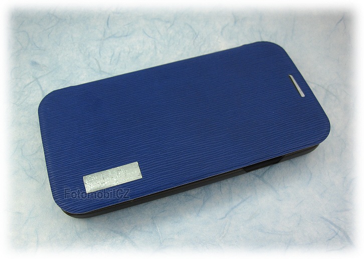 Flipové pouzdro ROCK modré pro Samsung i9505 Galaxy S4 + fólie na displej