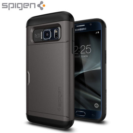 Ochranný kryt Spigen Slim Armor CS Samsung Galaxy S7 Case - Gunmetal