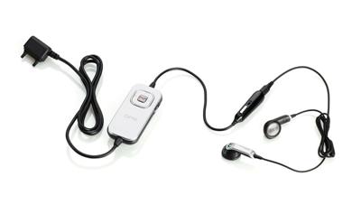 Sony Ericsson GPS přijímač ve stereofonní soupravě
