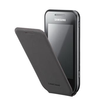 Samsung pouzdro EF-C1A1F pro Samsung Wave 525 (S5250), tmavě hnědá