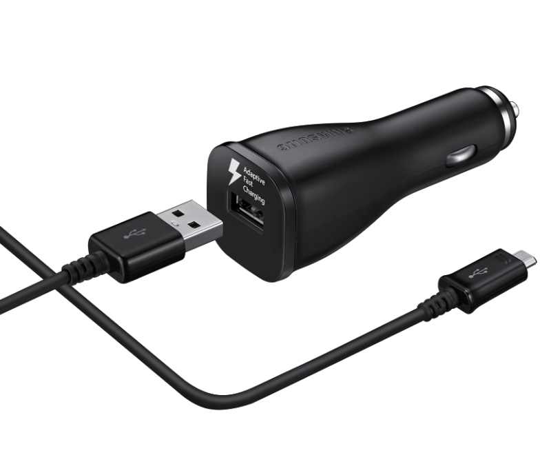Samsung rychlonabíječka USB do auta EP-LN915UB, kabel micro USB, 2 A, černá; EP-LN915UBEGWW
