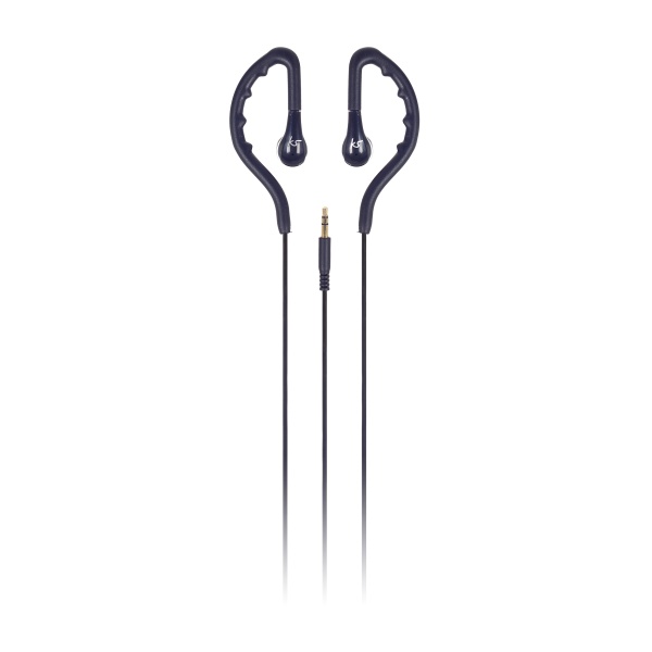 Sportovní in-ear sluchátka KitSound, 3,5 mm jack, černé