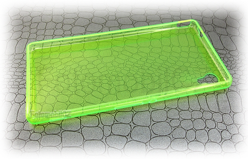 TPU silikonové zelené průhledné pouzdro Sony E2303 Xperia M4 Aqua