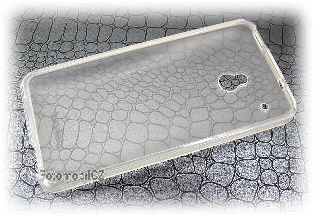 Silikonové pouzdro kryt JEKOD TPU + fólie White pro HTC ONE mini /M4
