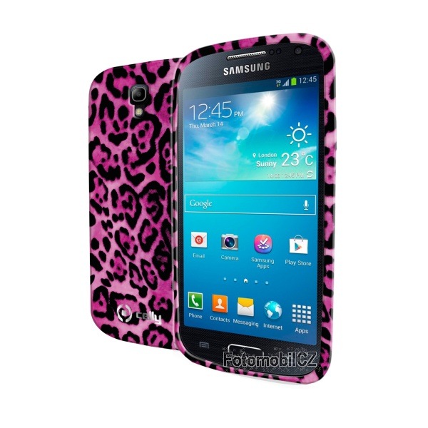 TPU pouzdro CELLY Gelskin Animal pro Samsung i9195 Galaxy S4 Mini, růžové