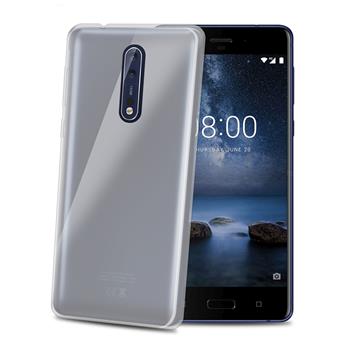 TPU silikonové pouzdro CELLY Gelskin pro Nokia 8, bezbarvé
