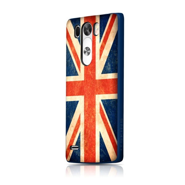 Silikonové TPU pouzdro itSkins Hamo pro LG G3, vlajka UK