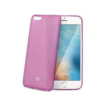 Ultra tenké silikonové TPU pouzdro CELLY Frost pro Apple iPhone 7 / 8, 0,29 mm, růžové