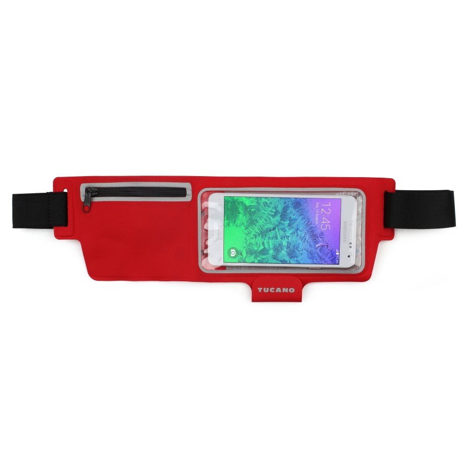 Ultratenké sportovní pouzdro TUCANO Waistband ledvinka, pro telefony do velikosti 5  - 5,8