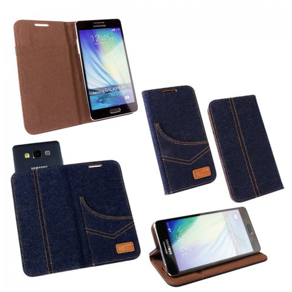 Univerzální riflové pouzdro OZBO Puca Jeans Diary, typ kniha, velikost 2XL