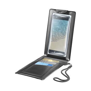 Voděodolné pouzdro s peněženkou Cellularline VOYAGER WALLET do velikosti 6,3