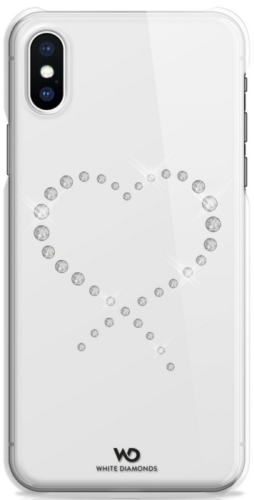 Pouzdro WD Eternity Crystal Case iPhone XS Max - čiré + sklo na displej