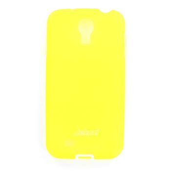 JEKOD TPU Pouzdro vč. Rámečku + fólie Yellow pro Samsung i9505 Galaxy S4