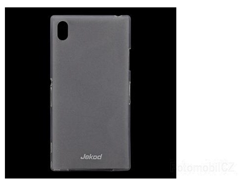 Pouzdro JEKOD PP ultratenký 0,3 mm kryt White + fólie pro Sony C6903 Xperia Z1