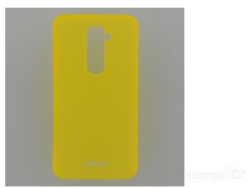 Pouzdro JEKOD PP ultratenký 0,3 mm kryt Yellow + fólie pro LG D802 G2