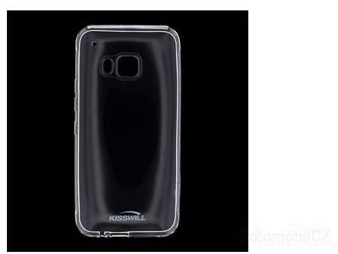 CellyTPU silikonové černé transparentní pouzdro pro HTC M9 ONE