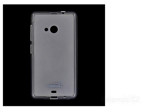 Kisswill TPU silikonové transparentní pouzdro pro Nokia Lumia 535