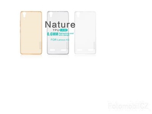Nillkin Nature TPU průhledné silikonové pouzdro Brown pro Lenovo A6000 / A6010