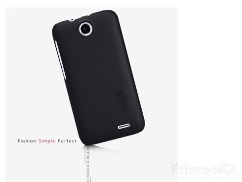 Nillkin Super Frosted Zadní Kryt + fólie Black pro HTC Desire 320