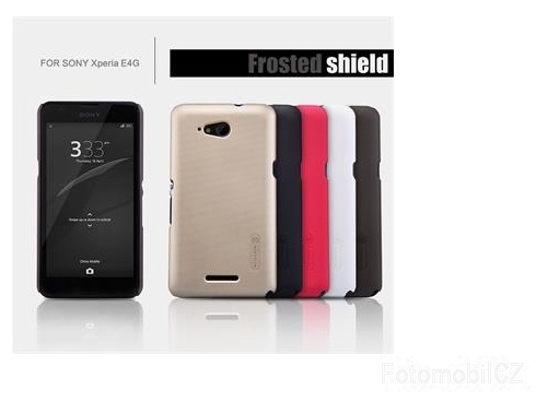 Nillkin Super Frosted Zadní Kryt + fóliet Red pro Sony E2003 Xperia E4g
