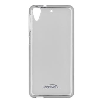 Kisswill TPU černé transparentní silikonové pouzdro pro HTC Desire 620