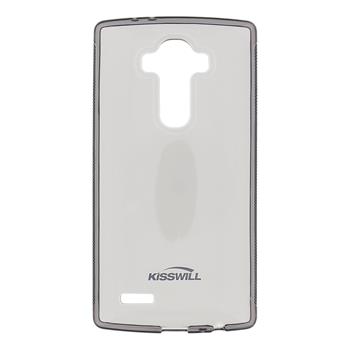 Kisswill TPU silikonové transparentní black pouzdro pro LG G4 Stylus