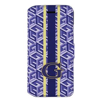 GUFLBKP6GCUBL Guess G-Cube knížkové pouzdro Blue pro iPhone 6 / 6S / 7