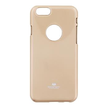 Mercury Jelly silikonové pouzdro pro iPhone 6 / 6S GOLD zlatá barva