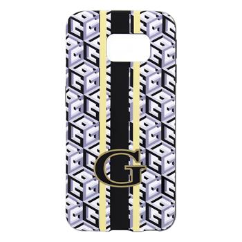 GUHCS6EGCUBK Guess G-Cube TPU silikonové pouzdro Black pro Samsung Galaxy S6 Edge