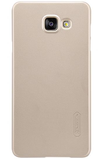 Nillkin Super Frosted Zadní Kryt + fólie GOLD zlatá barva pro Samsung A310 Galaxy A3 2016